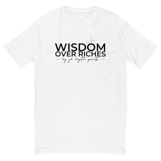 Wisdom Over Riches Logo - Fitted Short Sleeve T-shirt